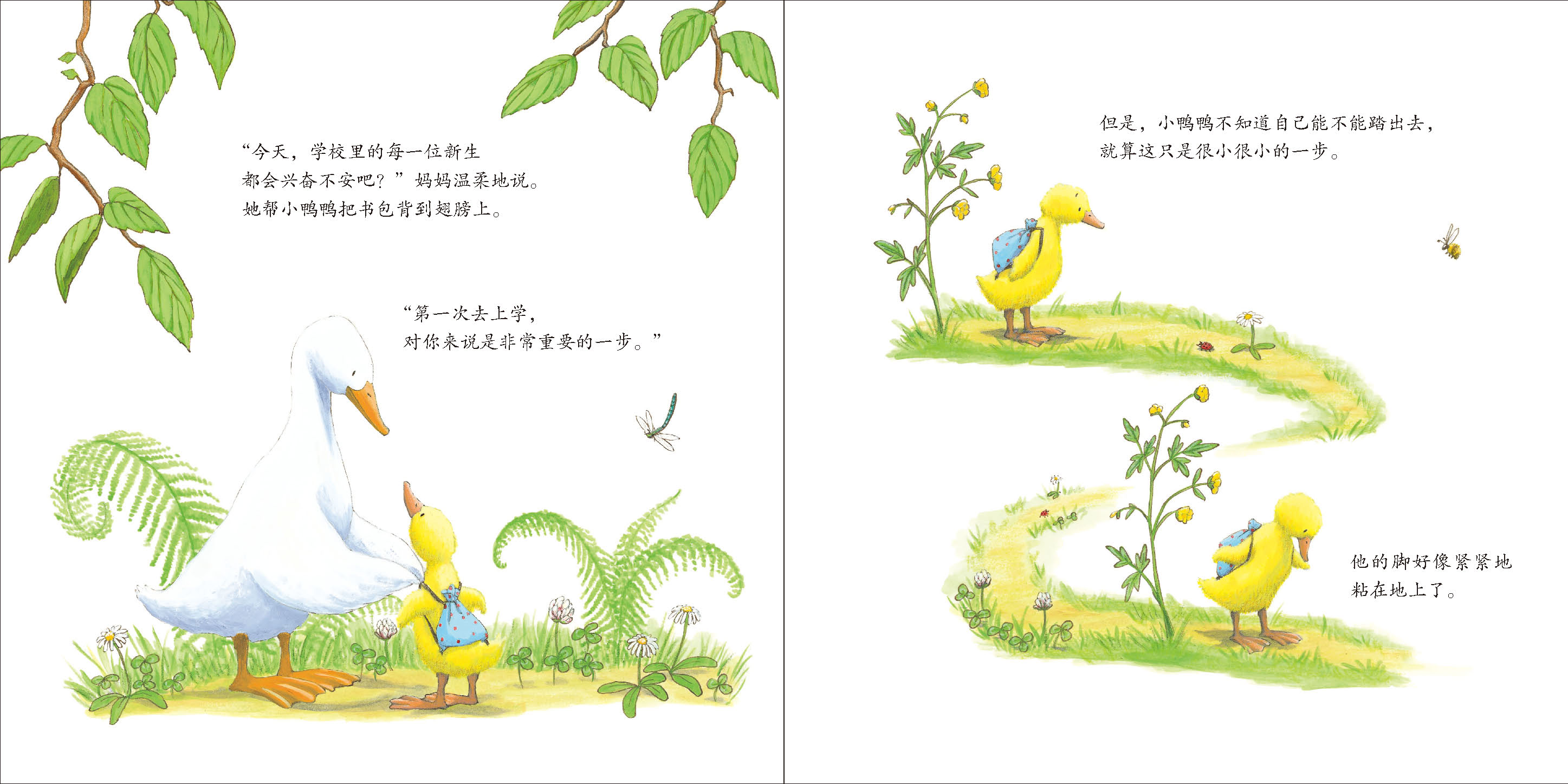 小鸭鸭上学去 (09),绘本,绘本故事,绘本阅读,故事书,童书,图画书,课外阅读